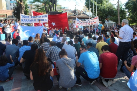 Ülkü Ocaklarından Sincan Uygur Özerk Bölgesi’ndeki Uygulamalara Tepki