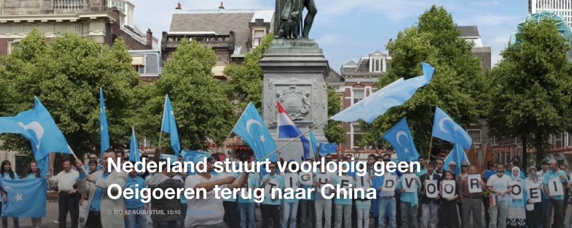 Nederland stuurt voorlopig geen Oeigoeren terug naar China