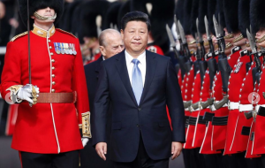 China's president Xi Jinping arrives in Britain for first state visit set to begin 'golden era