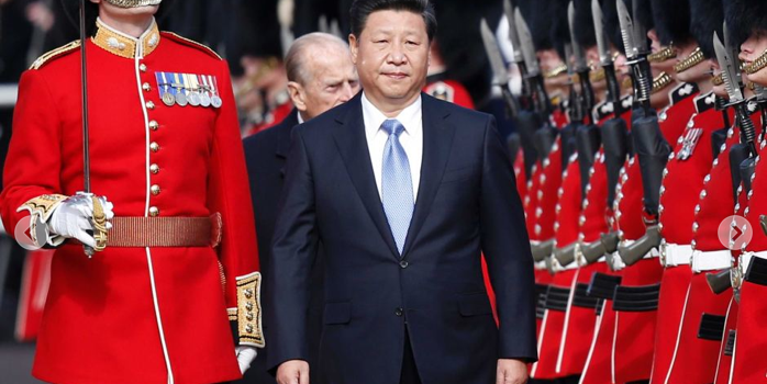 China's president Xi Jinping arrives in Britain for first state visit set to begin 'golden era