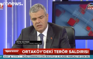 Başbakan Yardımcısı Veysi Kaynak, İstanbul Ortaköy'deki terör saldırısının failine ilişkin yaptığı 'terörist muhtemelen bir Uygur' açıkladi