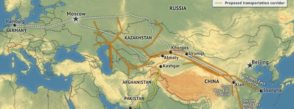 В 2017 году отправятся 400 транзитных поездов из Синьцзяна в Европу