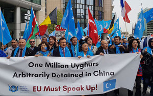 Thousands March in Brussels to Protest Mass Detentions of Uyghurs