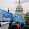 Uygur Türkleri Washington'da Çin'i protesto etti